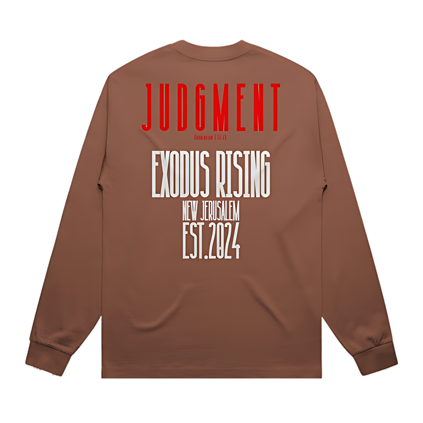 UNISEX JUDGMENT OF GOD HEAVY LONG SLEEVE TEE