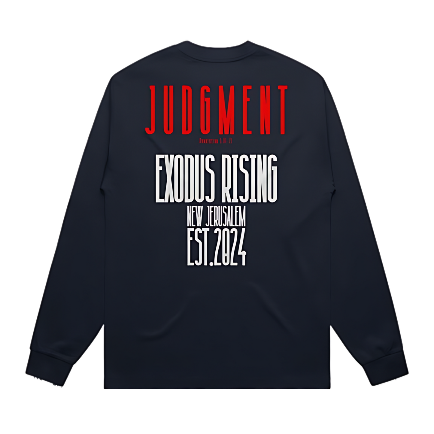 UNISEX JUDGMENT OF GOD HEAVY LONG SLEEVE TEE