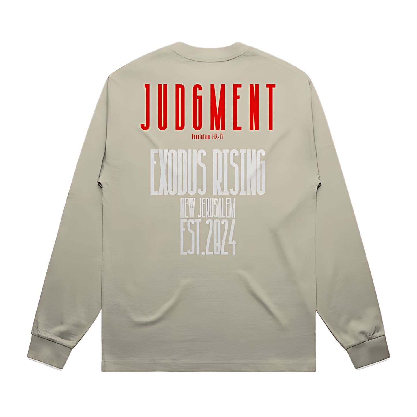 UNISEX JUDGMENT OF GOD HEAVY LONG SLEEVE TEE