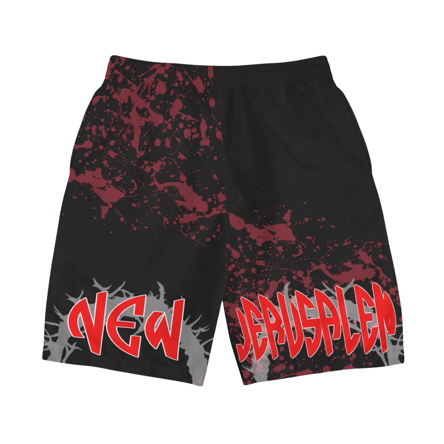 UNISEX EXODUS RISING BLOODSHEAD BOARDSHORTS - BLACK