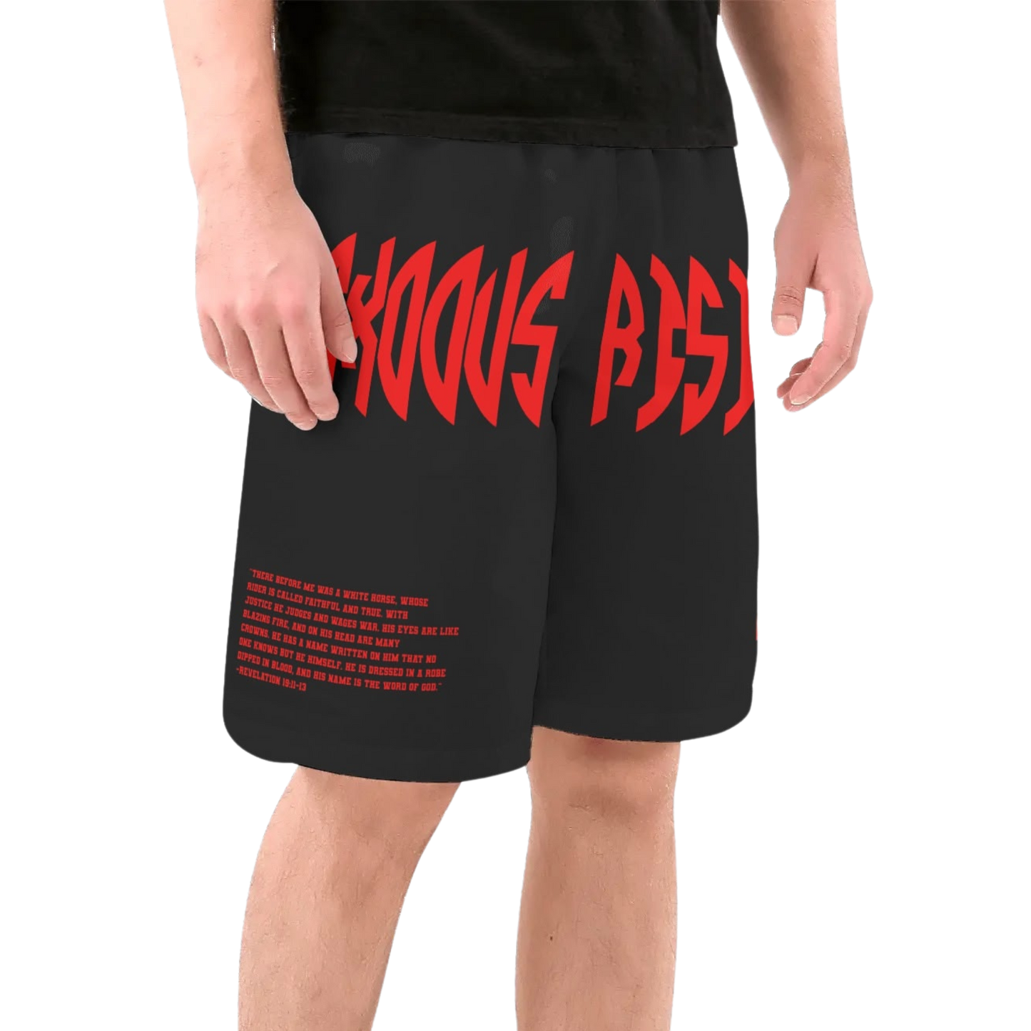 UNISEX EXODUS RISING REVELATION BOARDSHORTS - BLACK