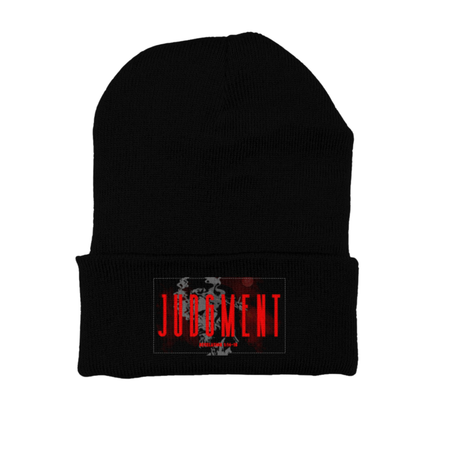 UNISEX NEW JERUSALEM JUDGEMENT OF GOD BEANIE - BLACK
