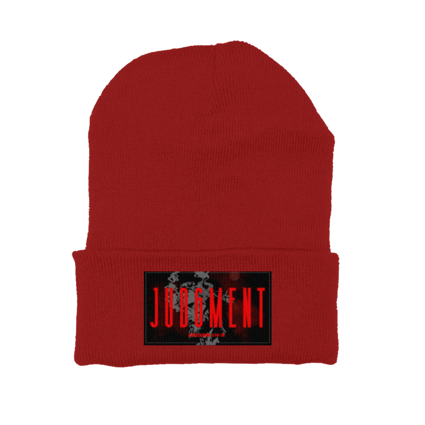 UNISEX NEW JERUSALEM JUDGEMENT OF GOD BEANIE - BLACK