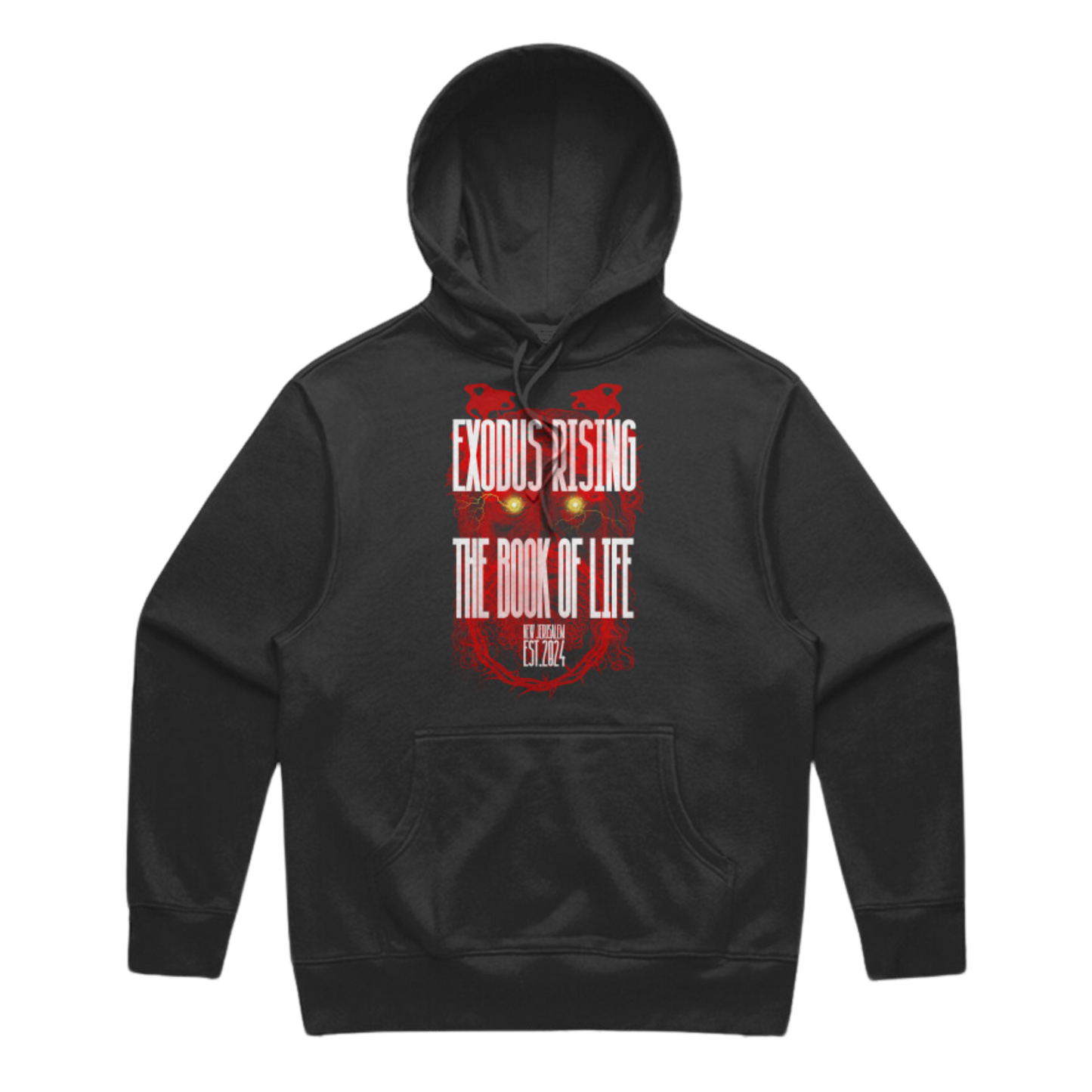UNISEX THE BOOK OF LIFE WRATH OF GOD HEAVY HOODIE