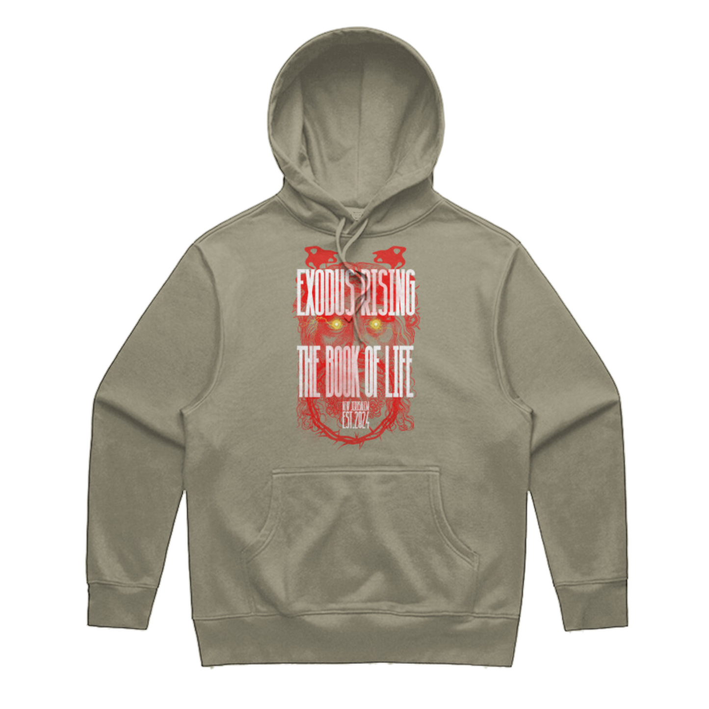 UNISEX THE BOOK OF LIFE WRATH OF GOD HEAVY HOODIE