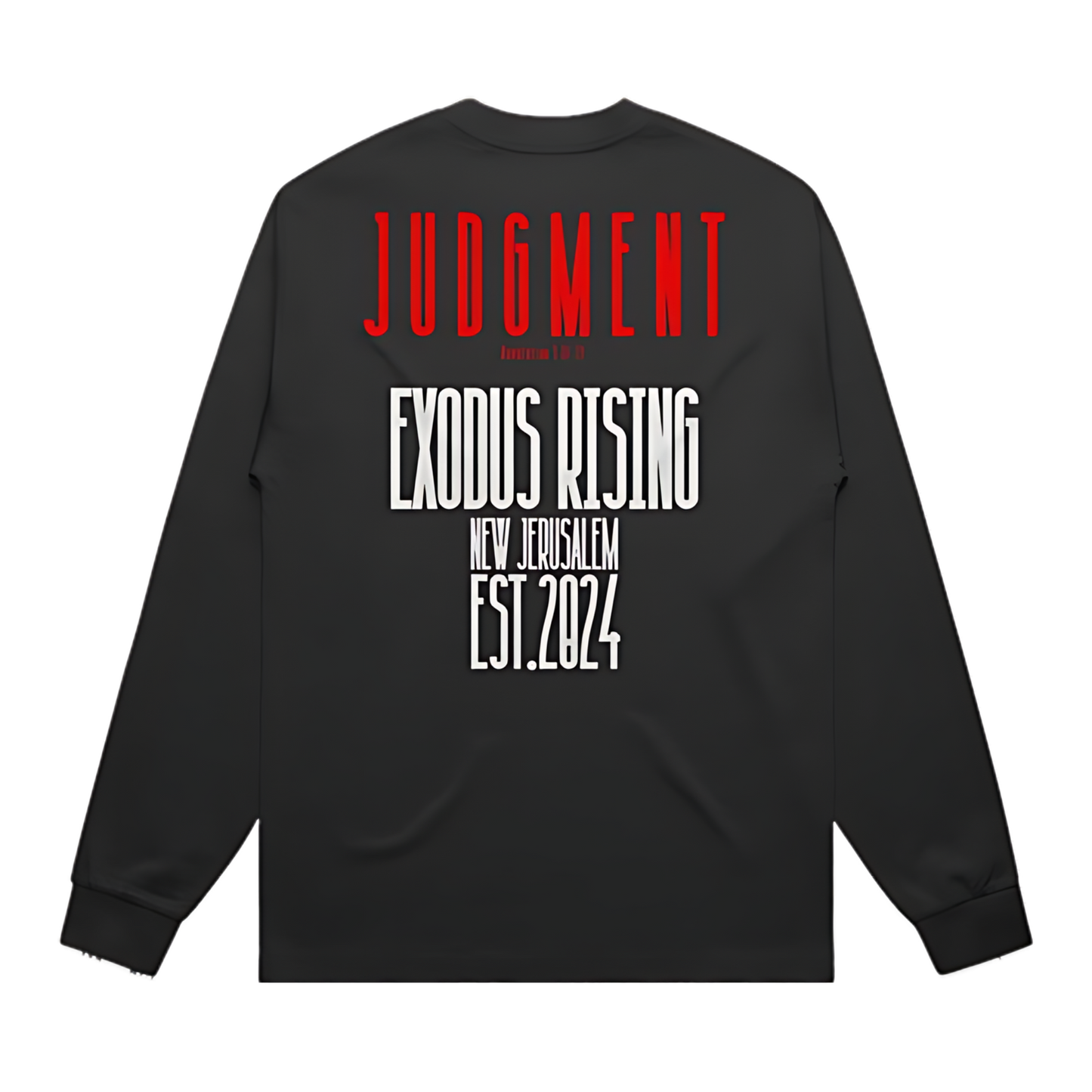 UNISEX JUDGMENT OF GOD HEAVY LONG SLEEVE TEE