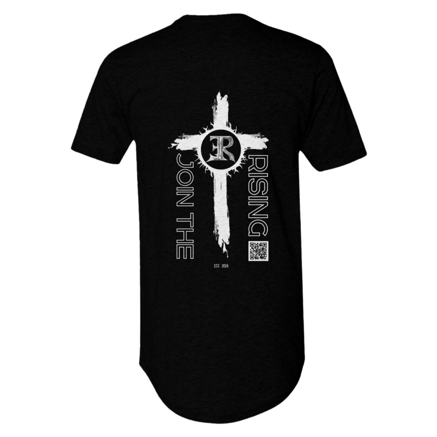 MEN'S LION OF JUDAH EXTENDED TEE - BLACK