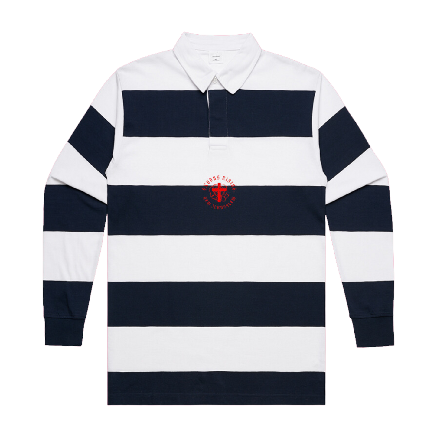 MEN'S NEW JERUSALEM EMBROIDERED HEAVY WEIGHT RUGBY