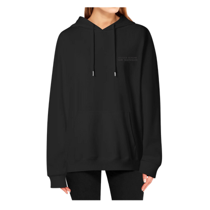 ESSENTIALS UNISEX EMBROIDERED NEW JERUSALEM PULLOVER - TRIPLE BLACK