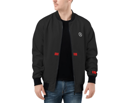 MEN'S LIGHTWEIGHT JUDGMENT OF GOD BOMBER JACKET - BLACK