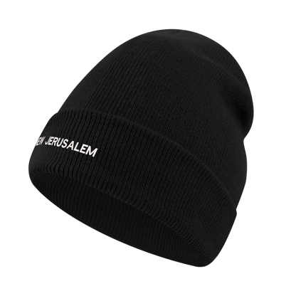 UNISEX EMBROIDERED NEW JERUSALEM KNIT BEANIE