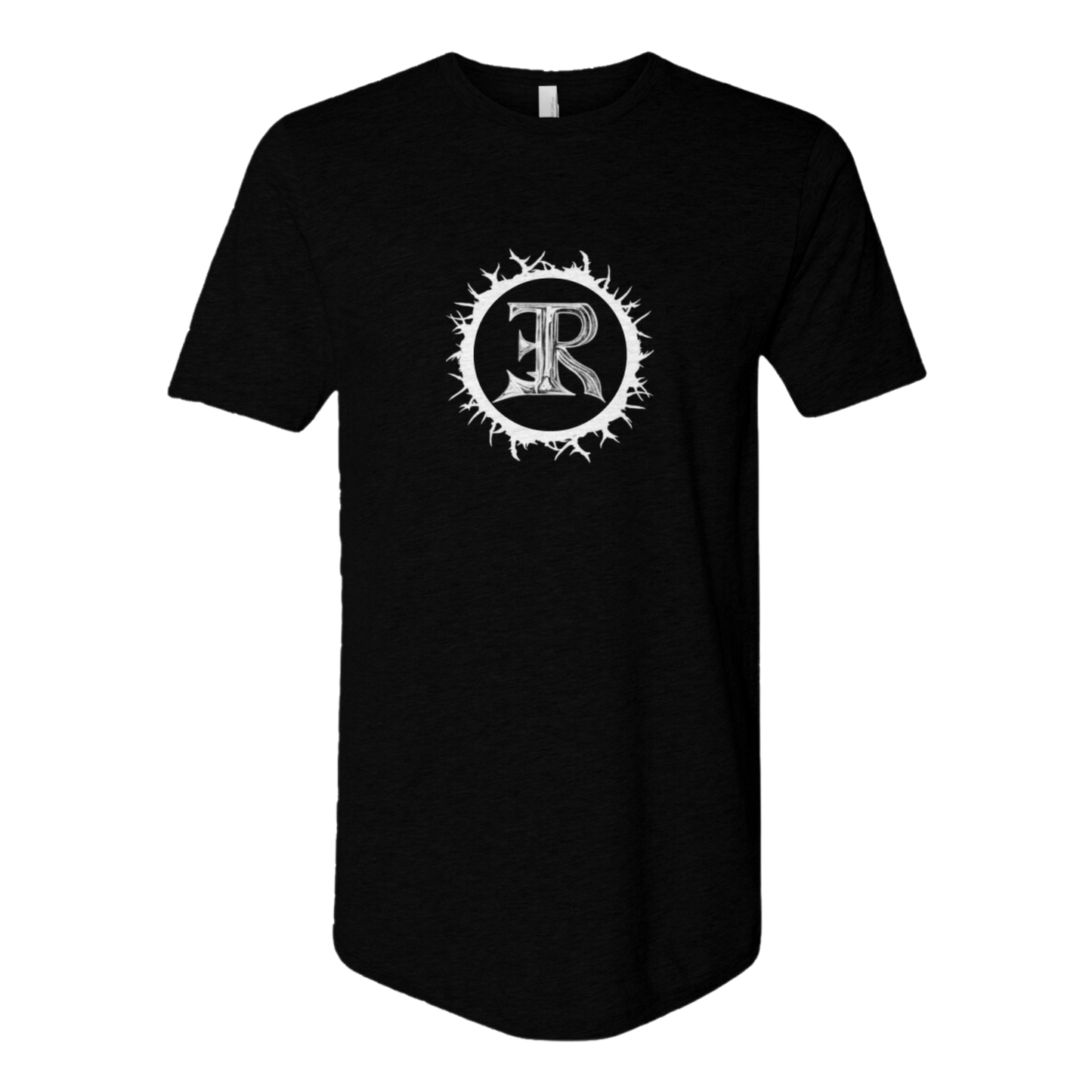 MEN'S CROWN "ER" EXTENDED TEE - BLACK