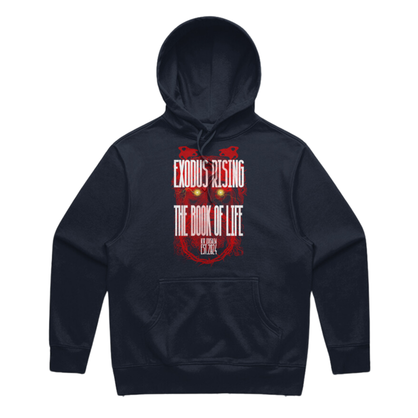 UNISEX THE BOOK OF LIFE WRATH OF GOD HEAVY HOODIE