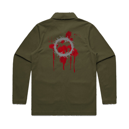 UNISEX BLOOD OF THE LIVING GOD HEAVY CHORE JACKET