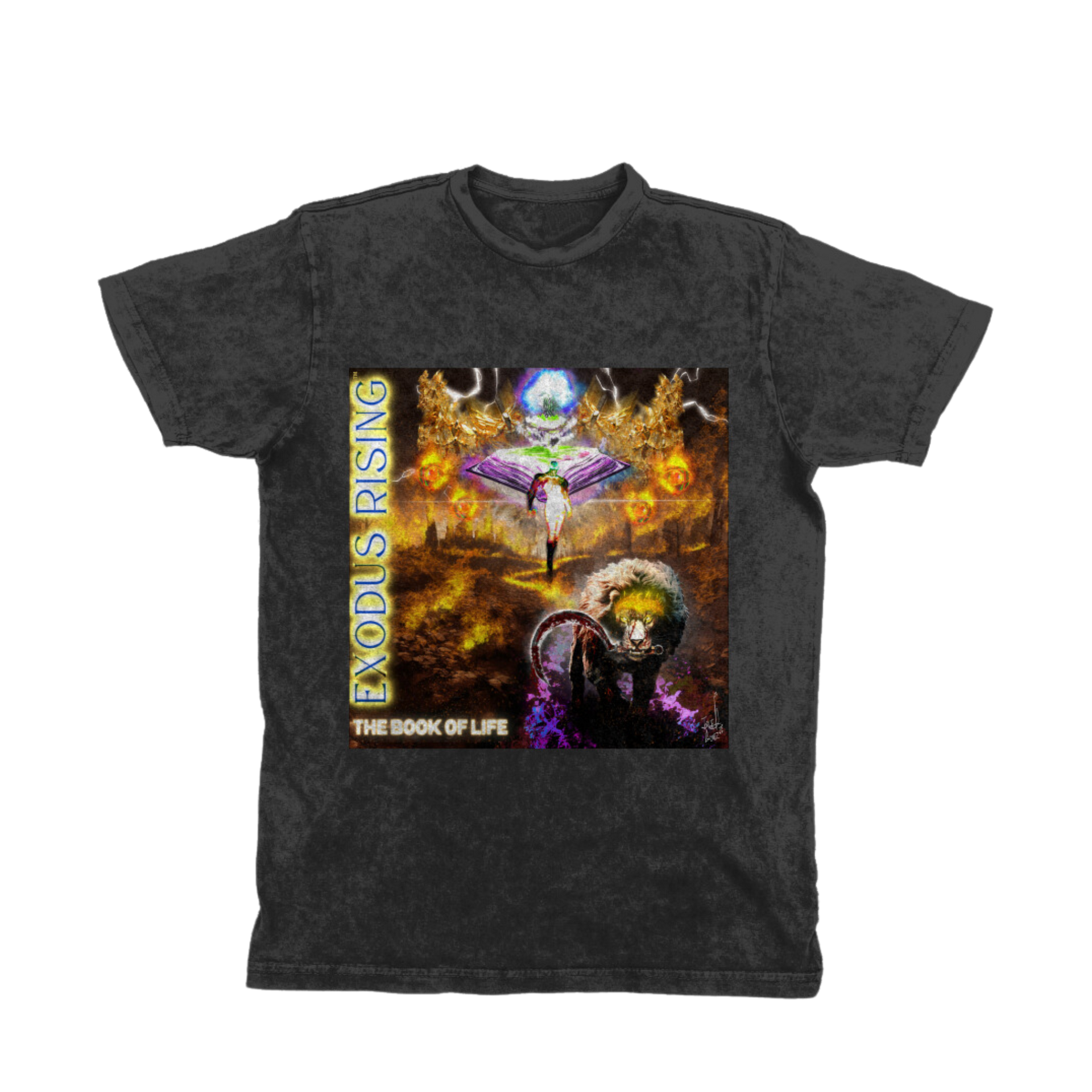 UNISEX THE BOOK OF LIFE VARIANT #1 VINTAGE TEE - ACID BLACK