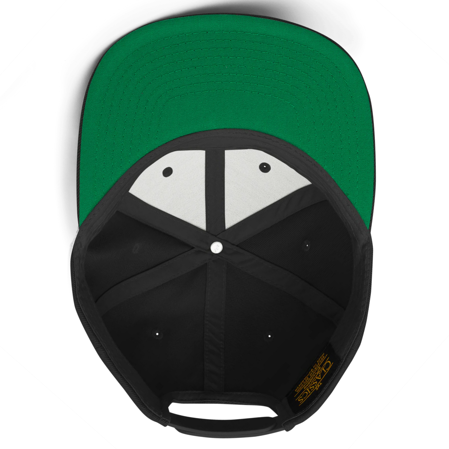 PREMIUM EYES OF CHRIST SNAPBACK GREEN BOTTOM - BLACK