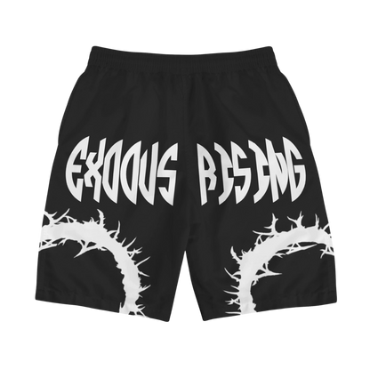 UNISEX EXODUS RISING ROMANS BOARDSHORTS - BLACK