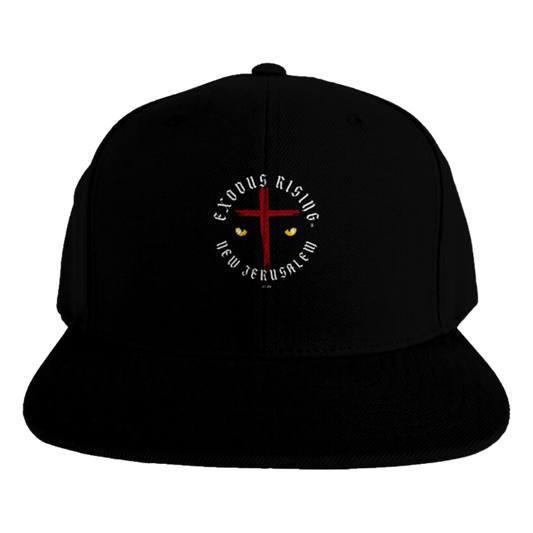 PREMIUM EYES OF CHRIST SNAPBACK GREEN BOTTOM - BLACK