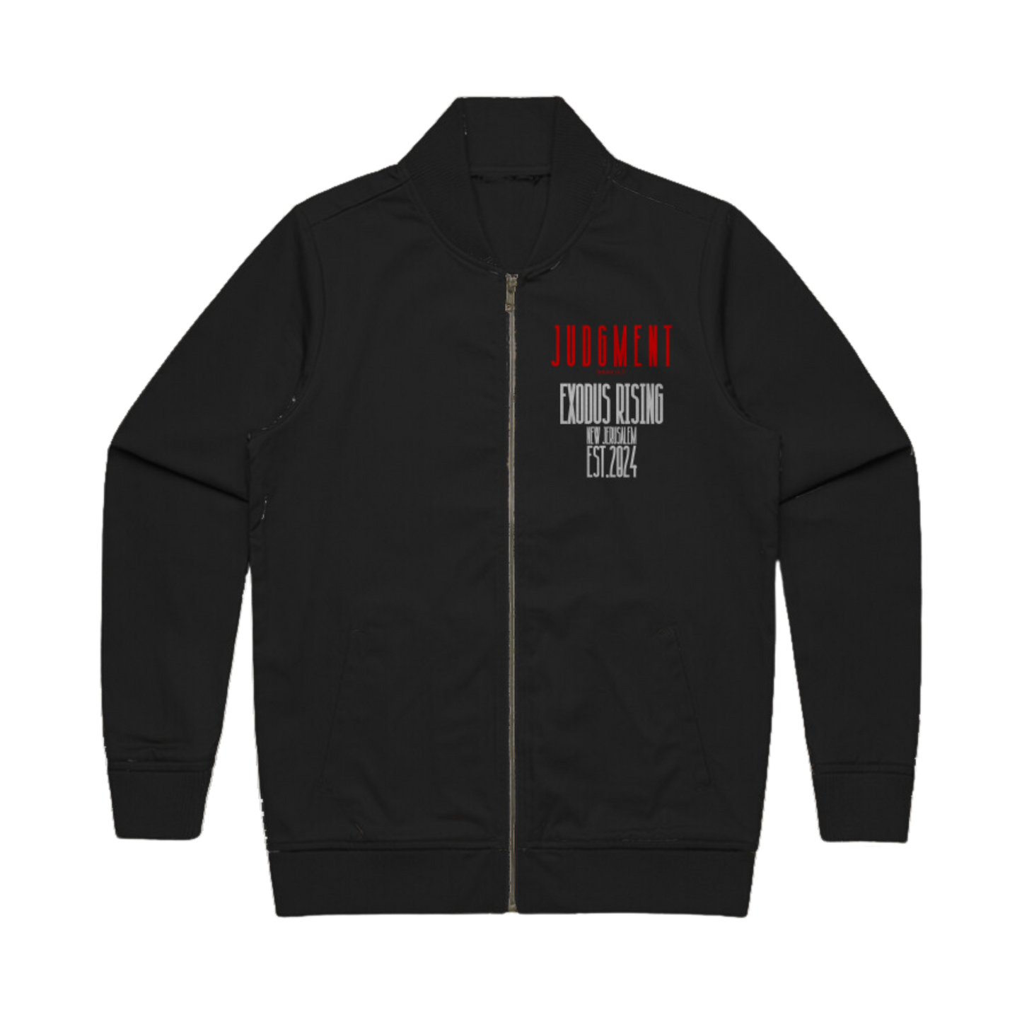 MEN'S JUDGMENT OF GOD BOMBER JACKET- BLACK