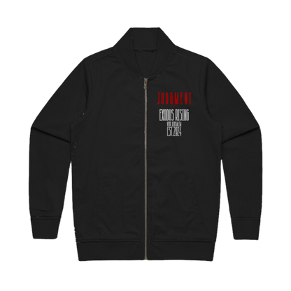 MEN'S JUDGMENT OF GOD BOMBER JACKET- BLACK