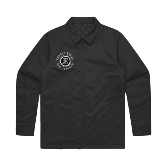 MEN'S EXODUS RISING: NEW JERUSALEM "ER" SERVICE JACKET - BLACK